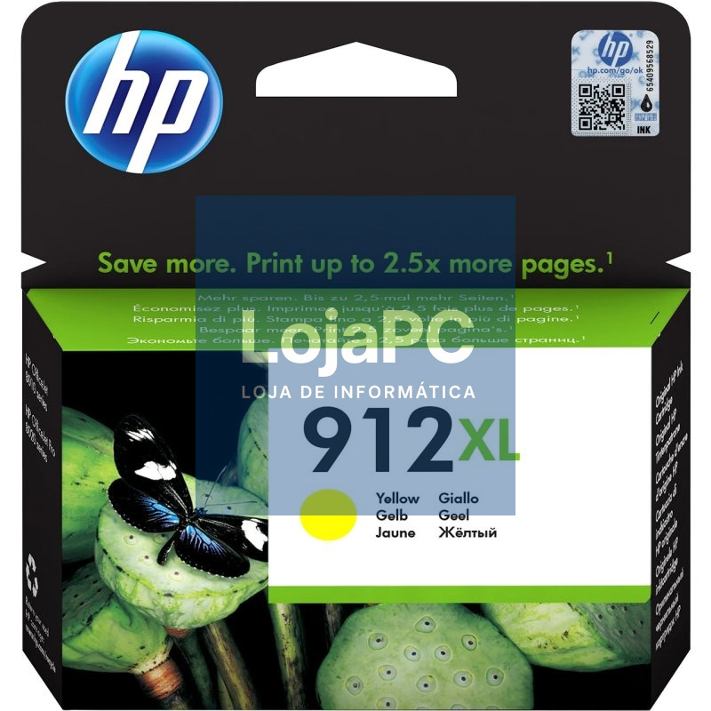 HP Cartucho 912XL Amarillo