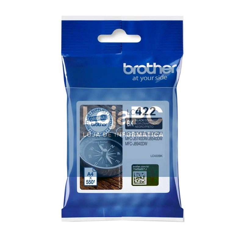 Brother Cartucho LC422BK Negro
