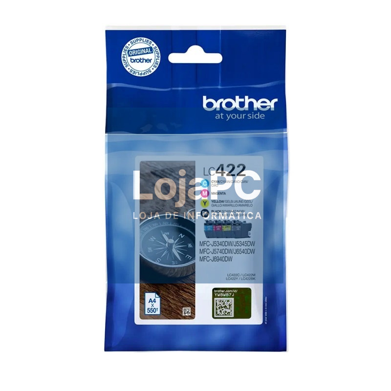 Brother Cartucho Multipack LC422VAL