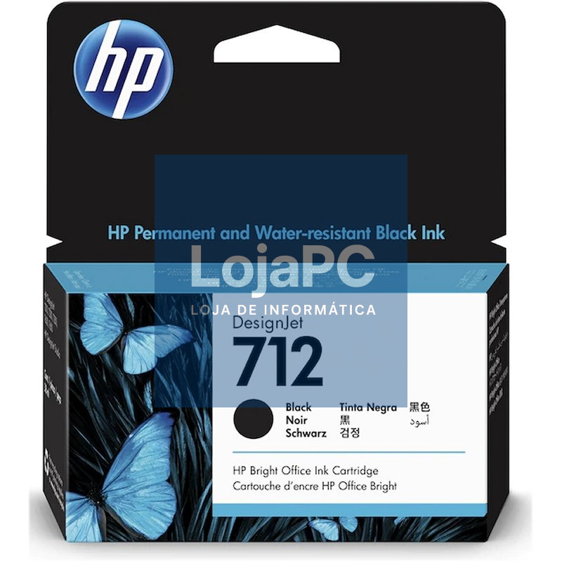 HP Cartucho 712 Negro