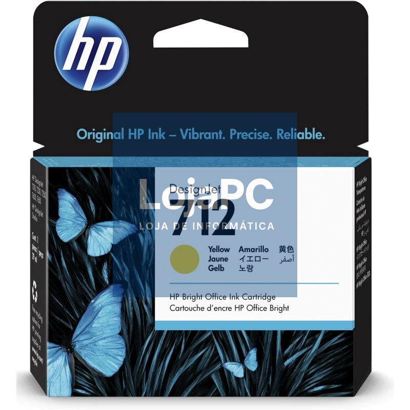 HP Cartucho 712 Amarillo