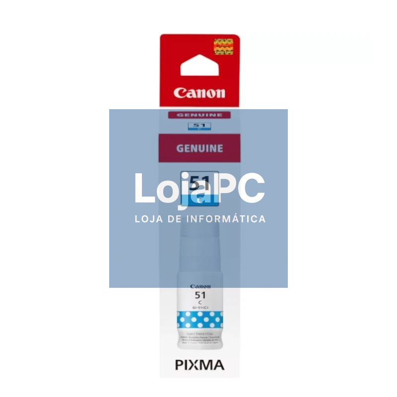 Canon Botella Tinta GI-51C Cian