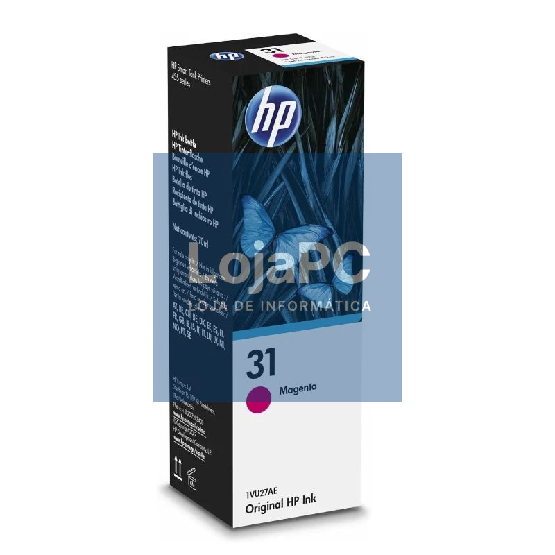 HP Cartucho Kit de Relleno de Tinta 31 Magenta — imagem 2