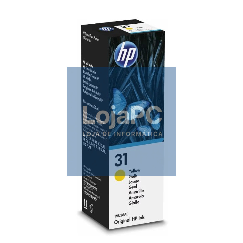 HP Cartucho Kit de Relleno de Tinta 31 Amarillo — imagem 3