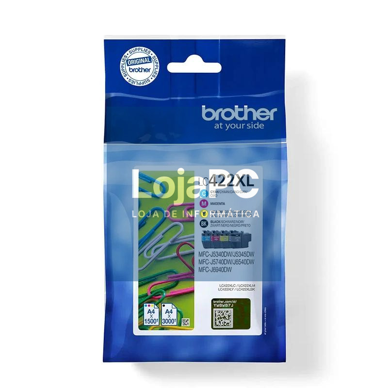 Brother Cartucho Multipack LC422XLVAL — imagem 3