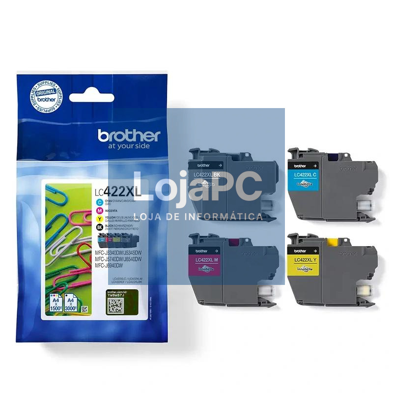 Brother Cartucho Multipack LC422XLVAL — imagem 2