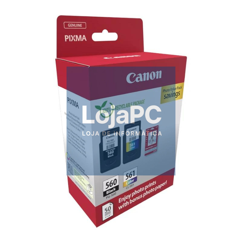 Canon Cartucho Multipack PG-560 /CLI-561+ papel Fo — imagem 3