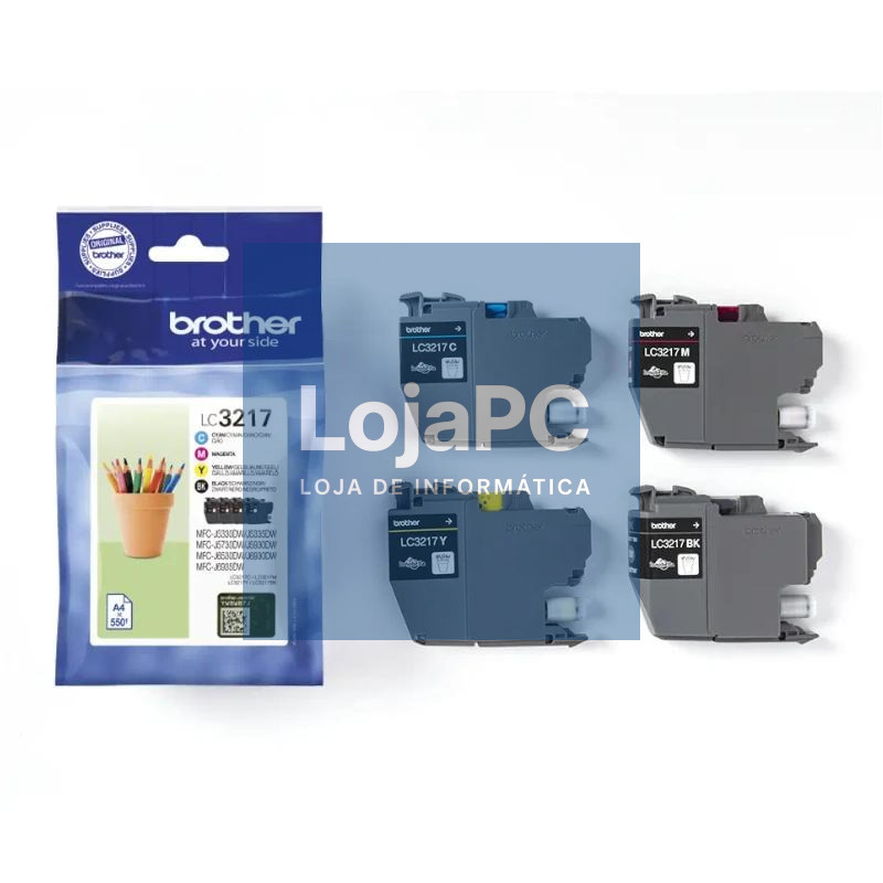 Brother Cartucho Multipack LC3217VAL — imagem 2