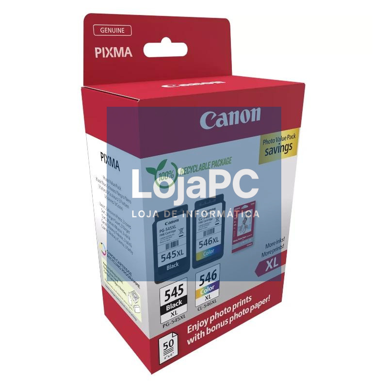 Canon Cartucho Multipack PG-545XL/CL-546XL — imagem 2