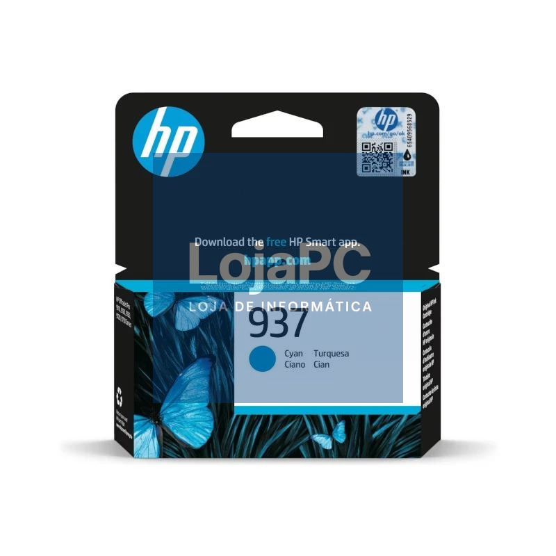 HP Cartucho 937 Cian