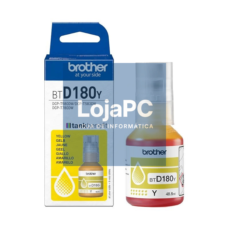 Brother Botella BTD180Y Amarillo