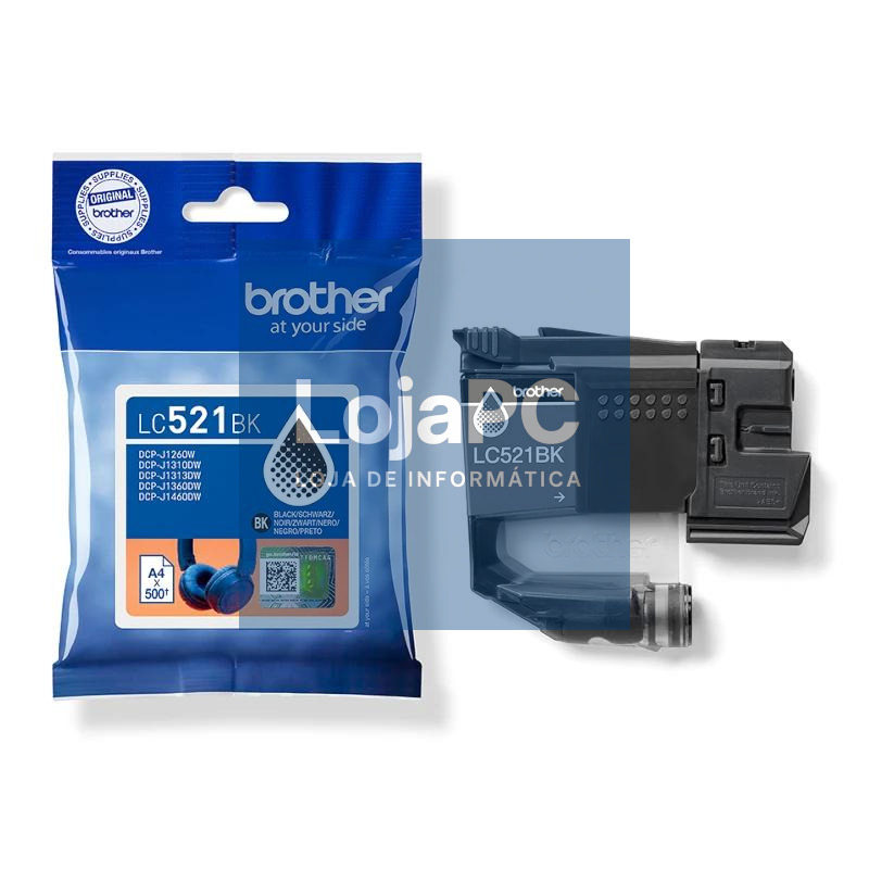 Brother Cartucho LC521BK Negro — imagem 2