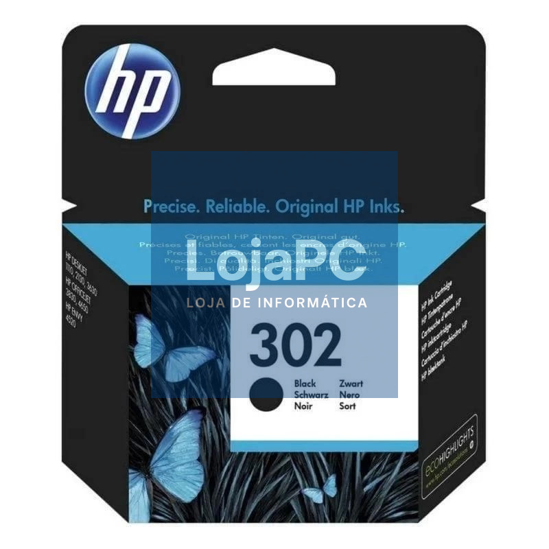 HP Cartucho 302/304 Negro