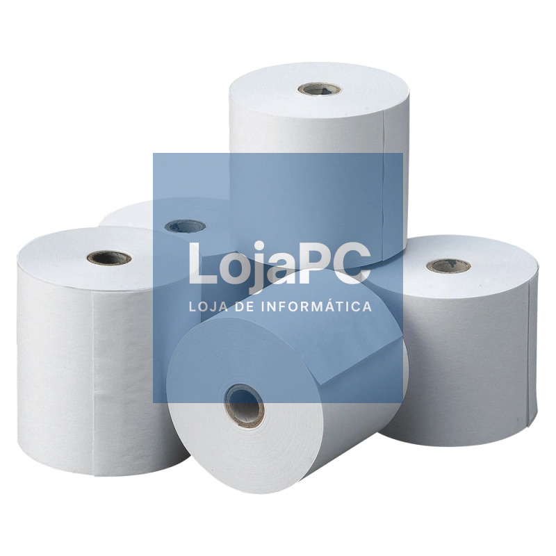 Rollo Papel Térmico 80X80X12 MM Pack 6 Uds sin BPA