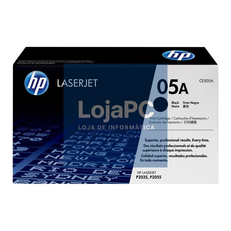 HP Tóner CE505A Negro