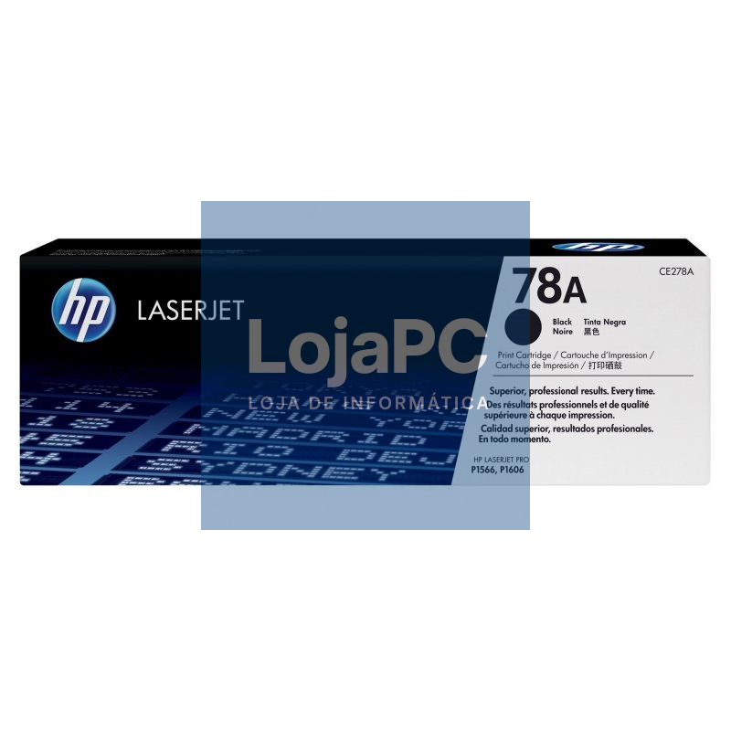 HP Tóner CE278A Negro