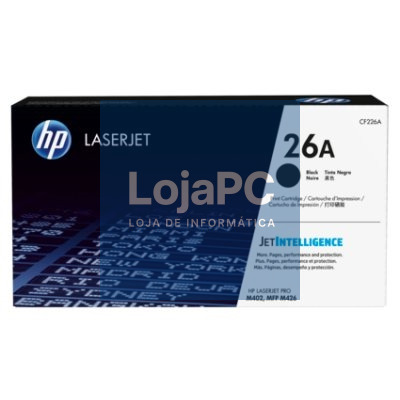 HP Tóner 26A Negro