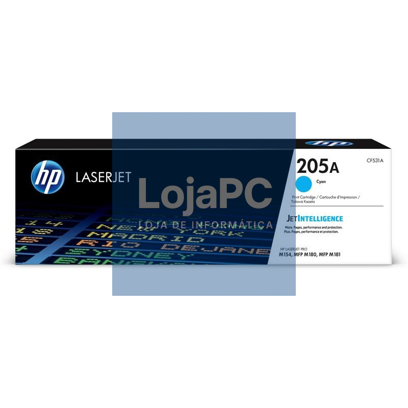 HP Tóner 205A Cyan