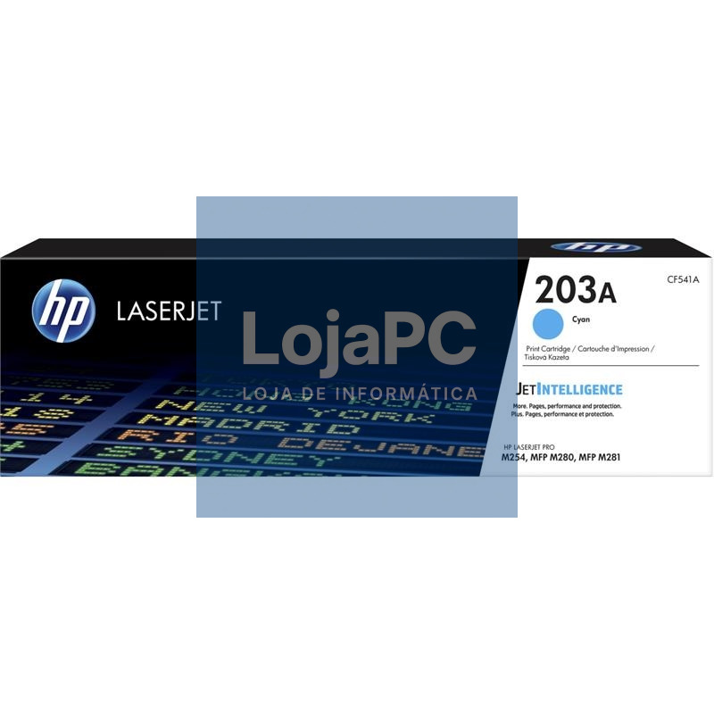 HP Tóner 203A Cyan