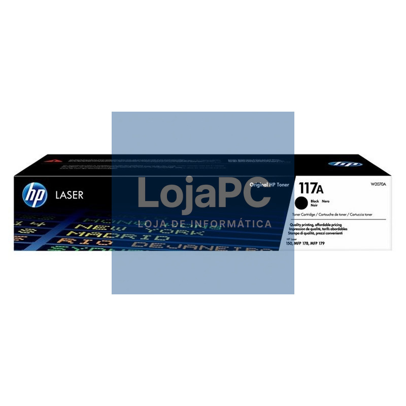HP Tóner 117A Negro