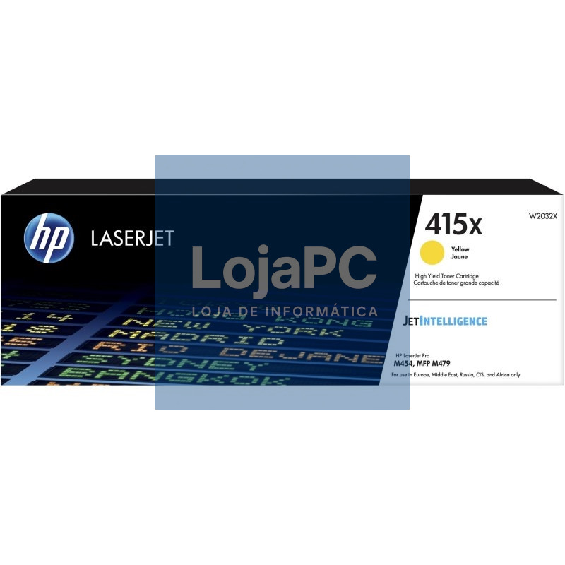 HP Tóner 415X Amarillo