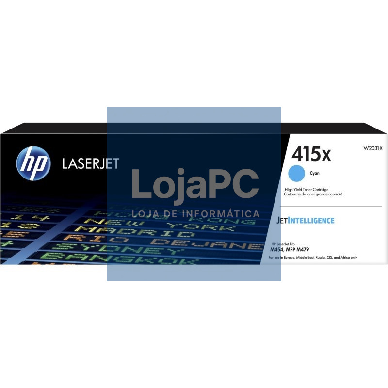 HP Tóner 415X Cyan