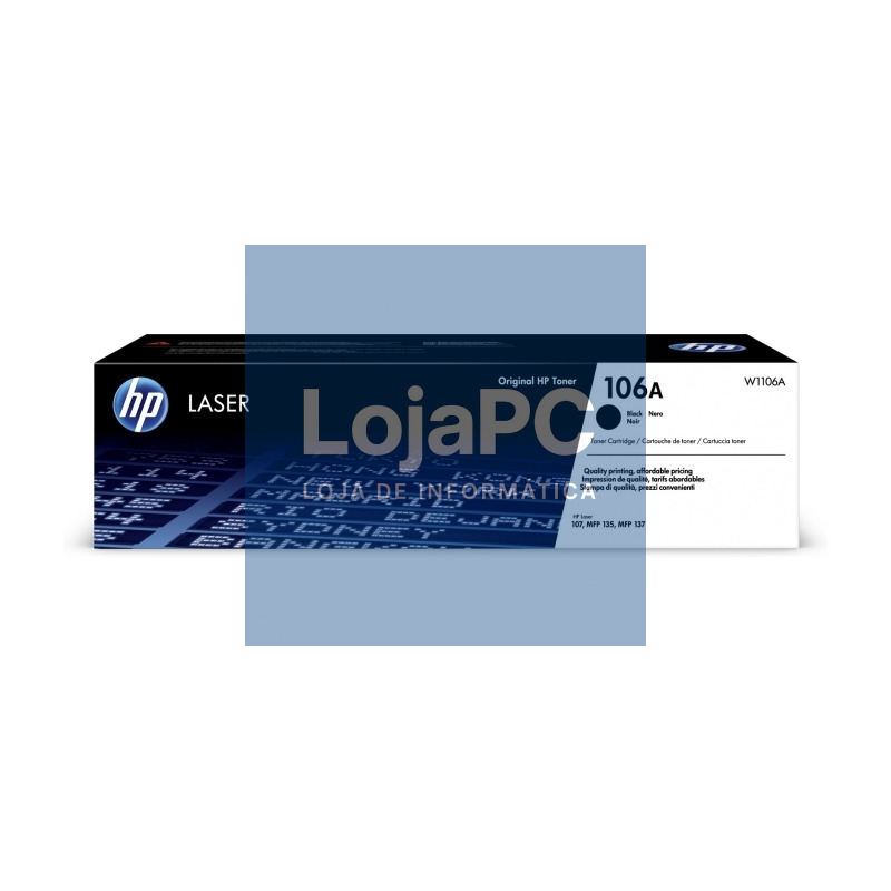 HP Tóner 106A Negro