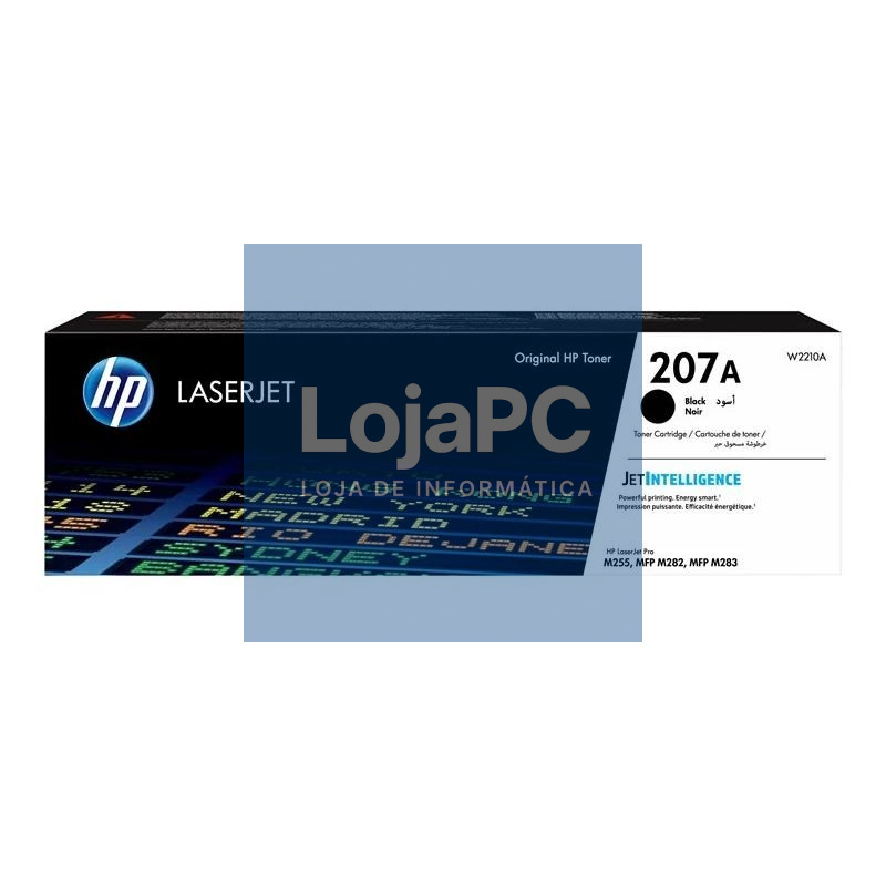 HP Tóner 207A Negro