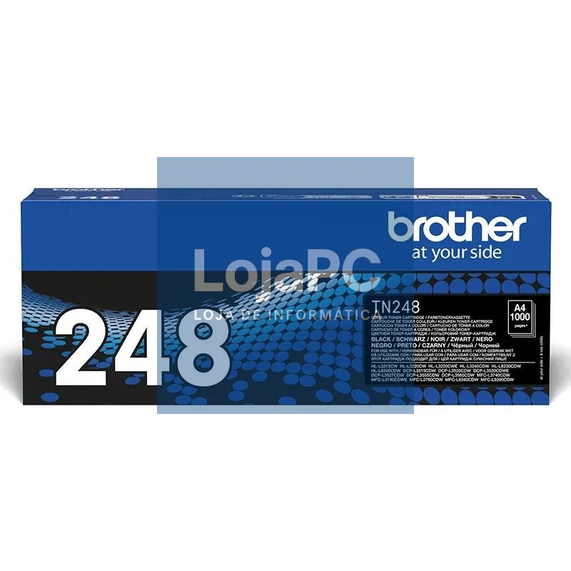 Brother Tóner TN248BK Negro