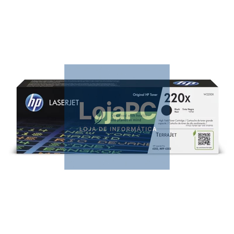 HP Tóner 2200X Negro