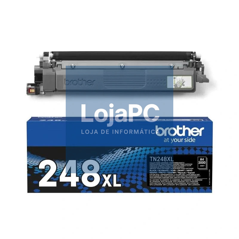 Brother Tóner TN248BK XL Negro