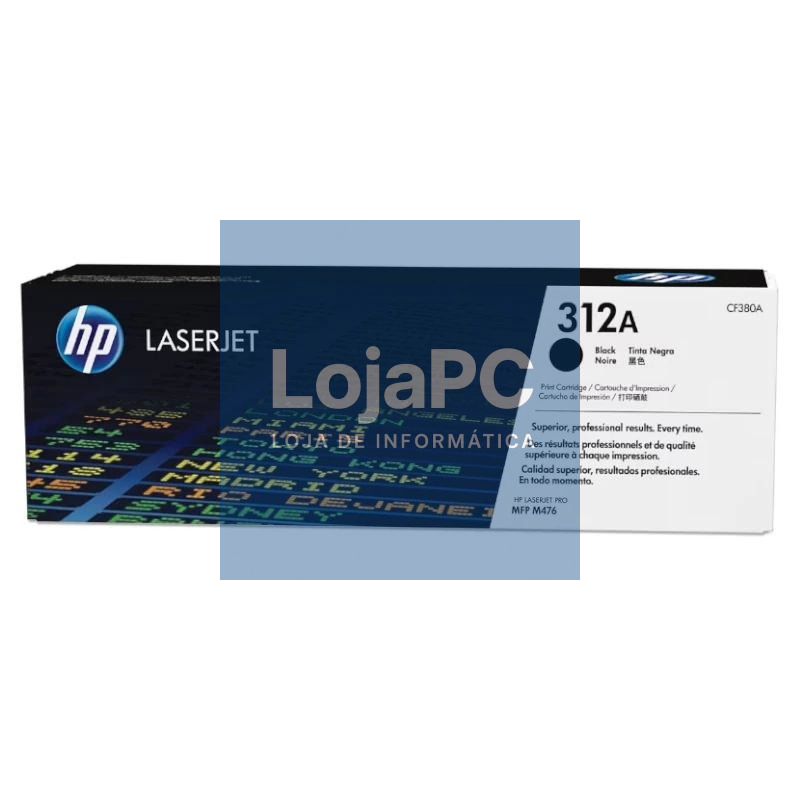 HP Tóner 312A Negro
