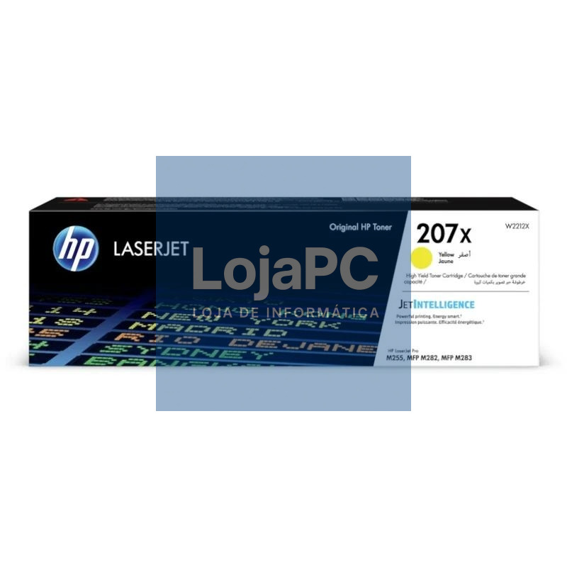 HP Tóner 207X Amarillo