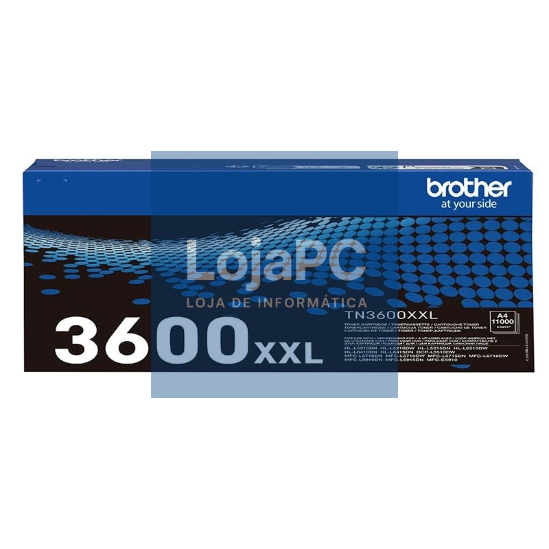 Brother Tóner TN3600XXL Negro