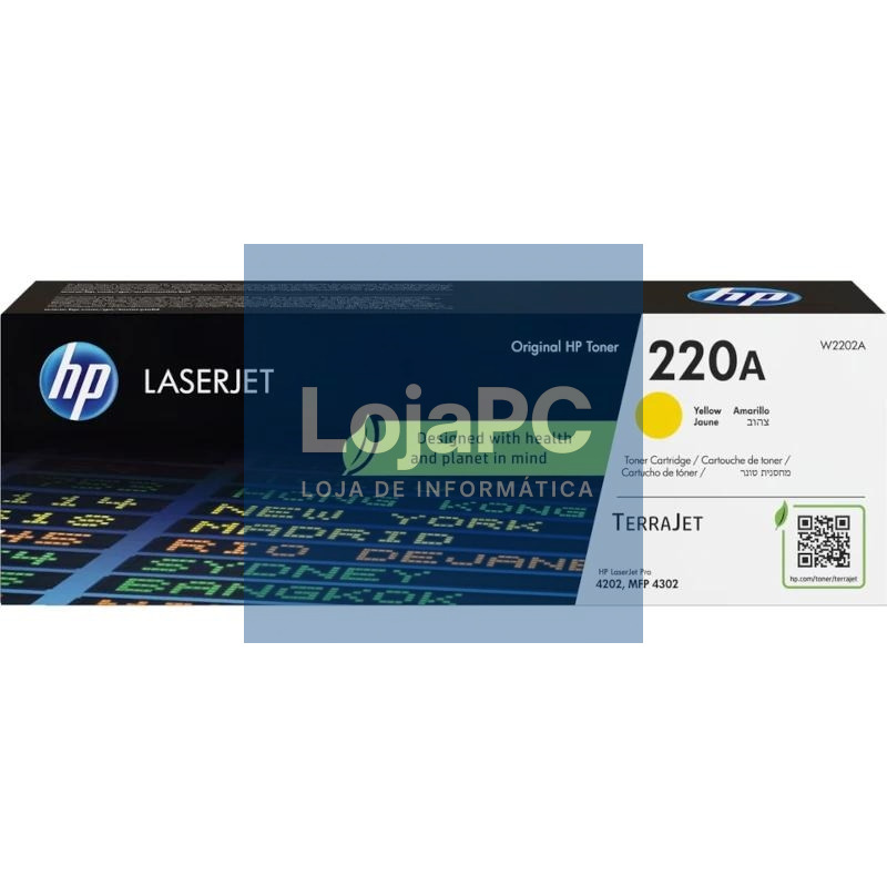 HP Tóner 220A Amarillo