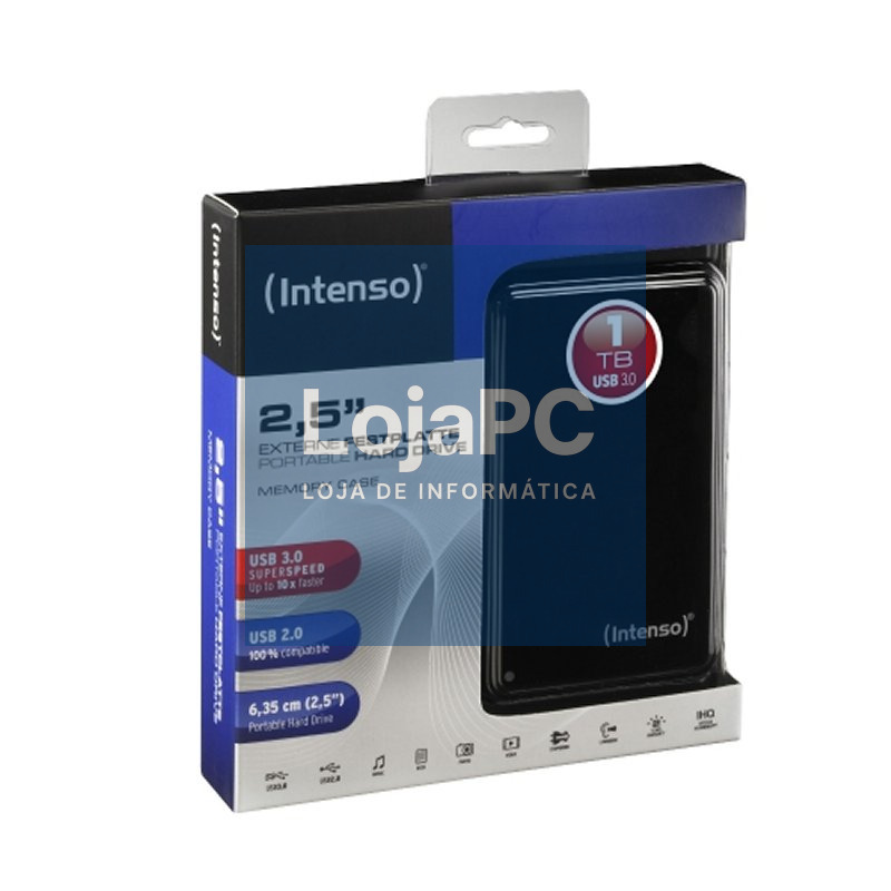 Intenso HDD Externo 6021560 1TB 2.5" USB 3.0 Negro — imagem 5