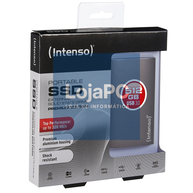 Intenso External SSD 500GB Premium Edition 1.8" — imagem 2