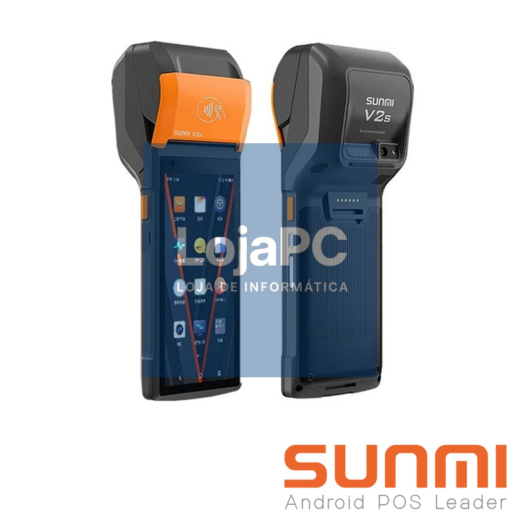 V2s, GMS EDLA, A11, 5.5", 3GB+32GB, 8MP rear camera, printer, Wifi, 4G, EU Adapter, 1-Y