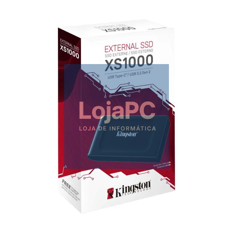 Kingston XS1000 Portable SSD 1Tb USB 3.2 tipo-C — imagem 5