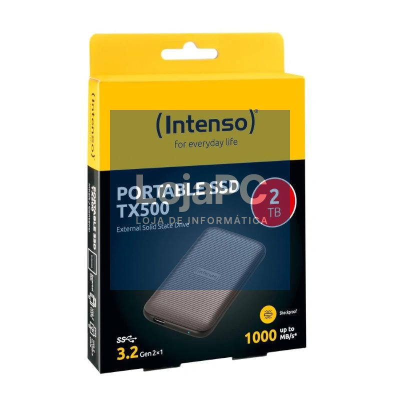 Intenso External SSD TX500 2Tb USB-C 3.2 Gen 2x1 — imagem 3
