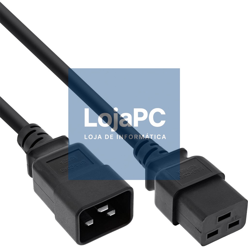 Cabo de Alimentação 220V C19/C20 7.50m Preto