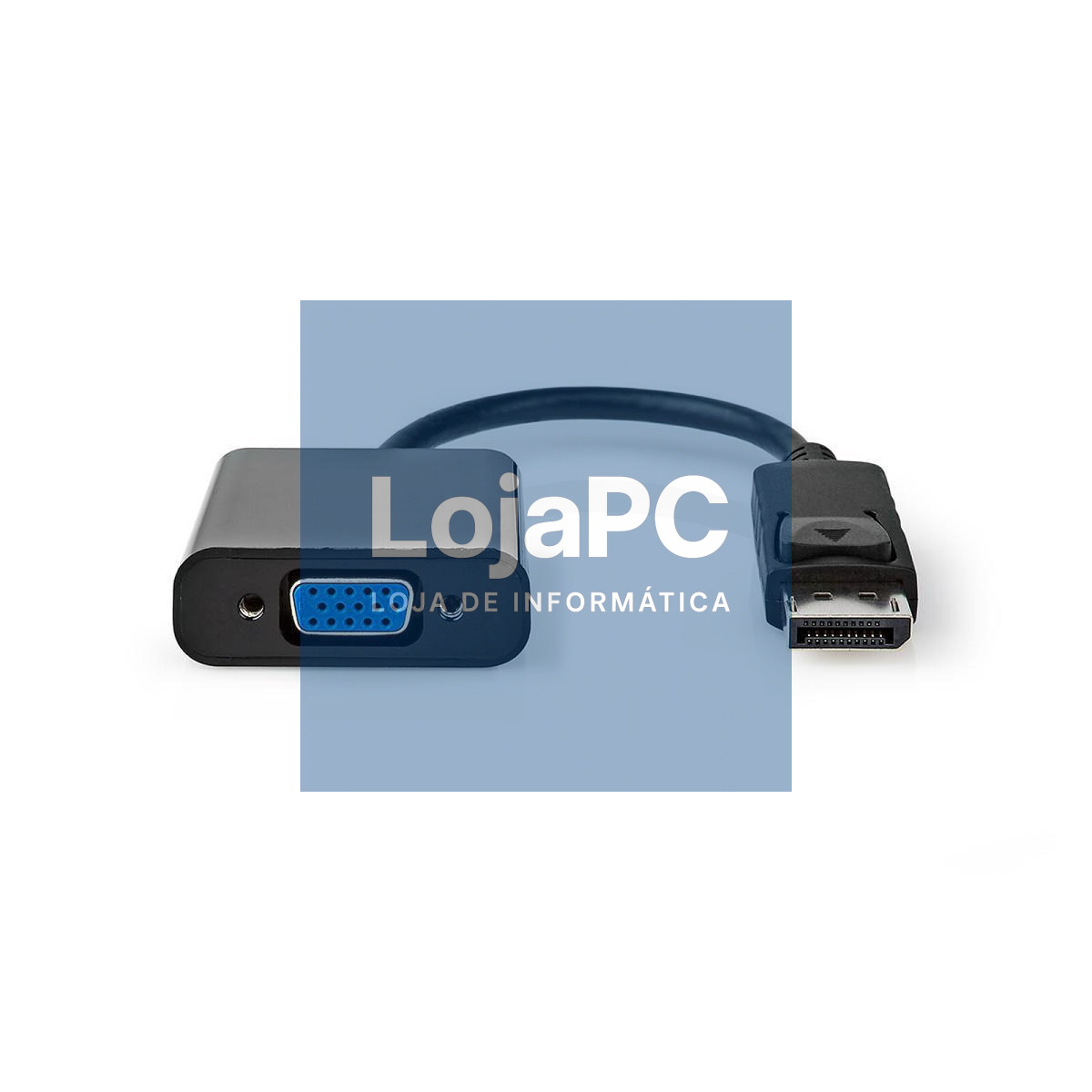Adaptador Displayport 1.2 M/ VGA F Preto