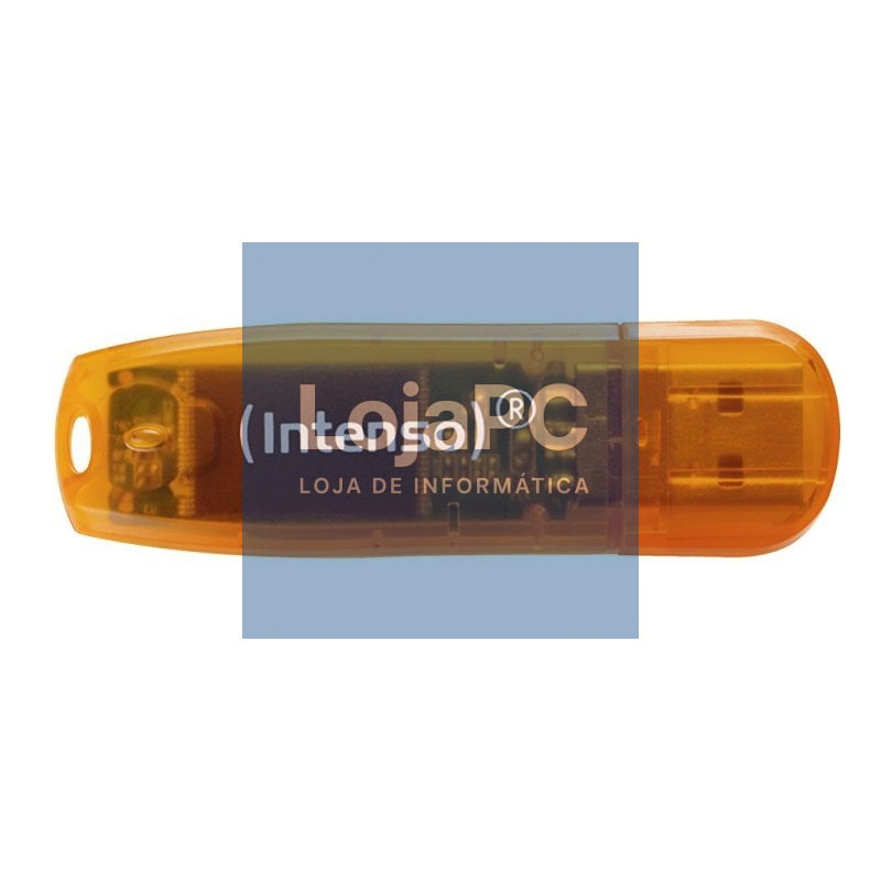 Intenso 3502490 Lápiz USB 2.0 Rainbow 64GB Naranja