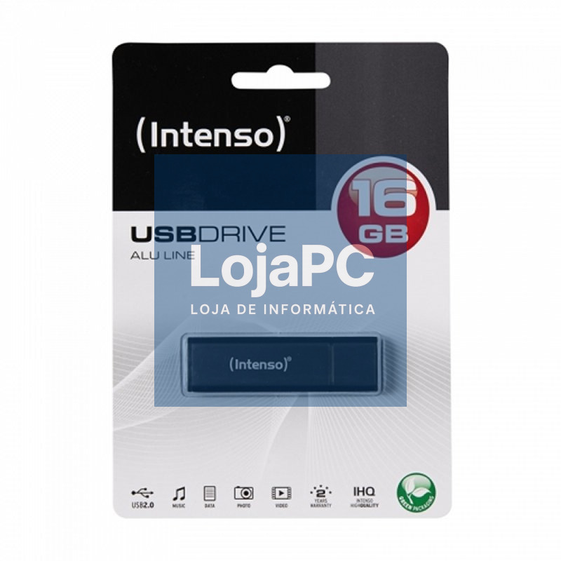 Intenso 3521471 Lápiz USB 2.0 Alu 16GB Antracita — imagem 3