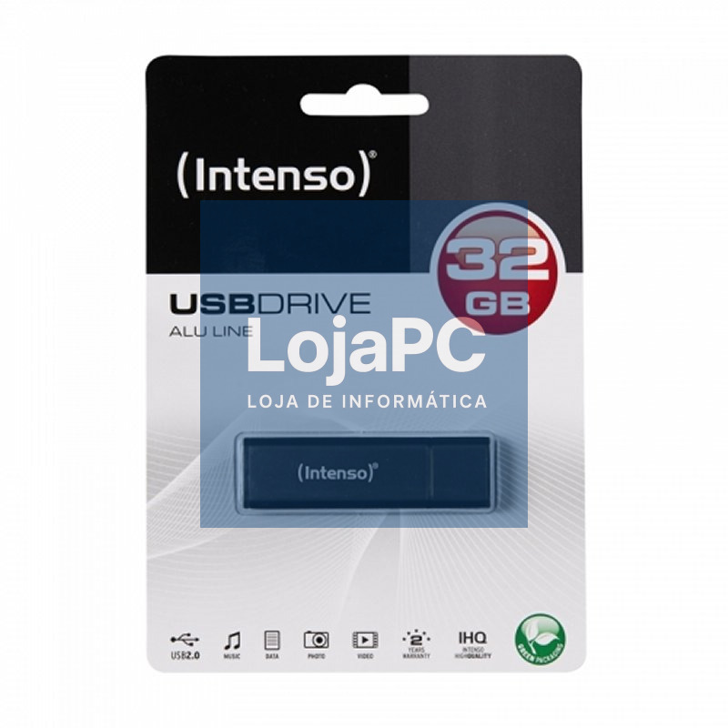 Intenso 3521481 Lápiz USB 2.0 Alu 32GB Antracita — imagem 3