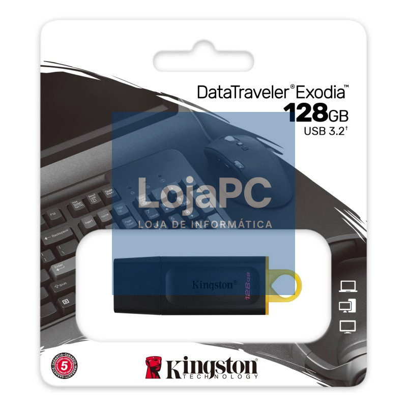 Kingston DataTraveler DTX 128GB USB 3.2 Gen1 Negro — imagem 5