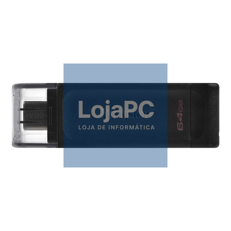 Kingston DataTraveler DT70 64GB USB C 3.2 Negro