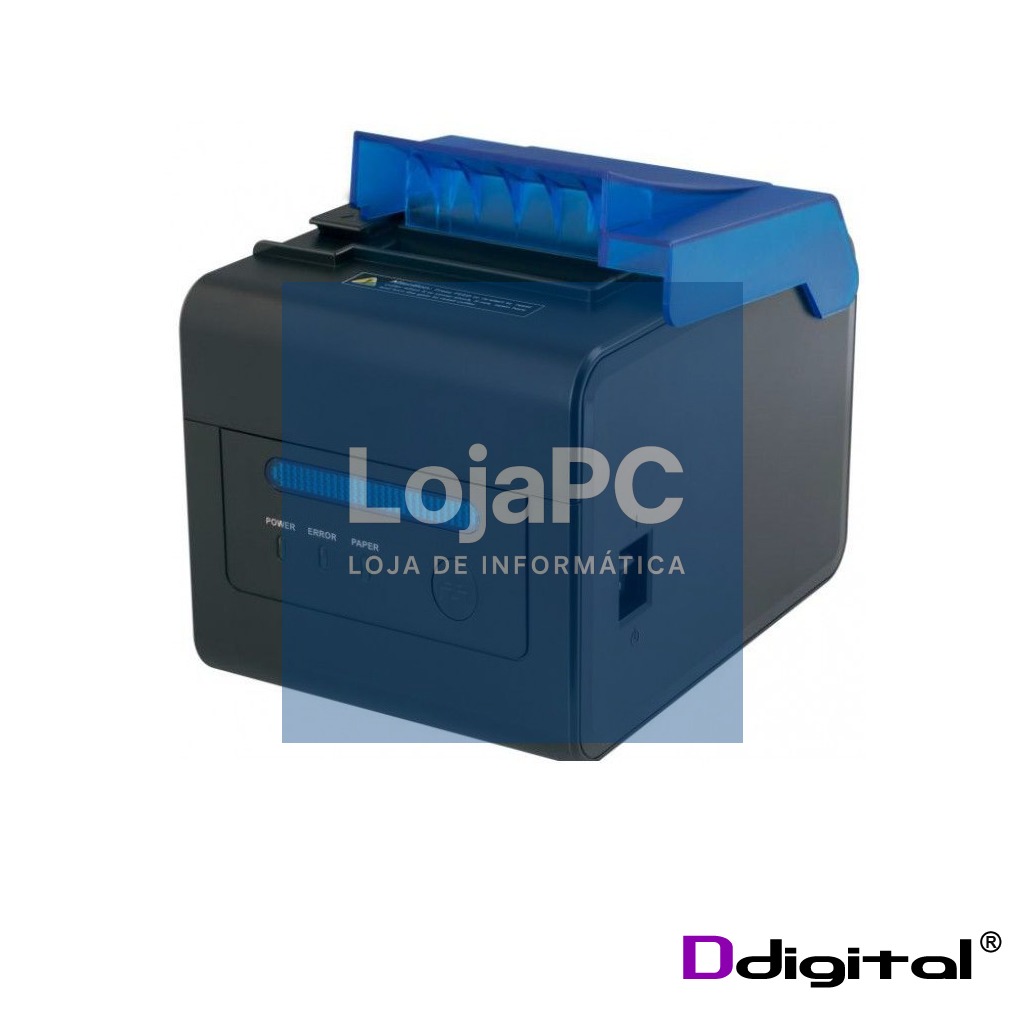 Impressora Térmica de Cozinha D300L USB / RS232 / LAN C/ Led Buzzer e Proteção de Gorduras