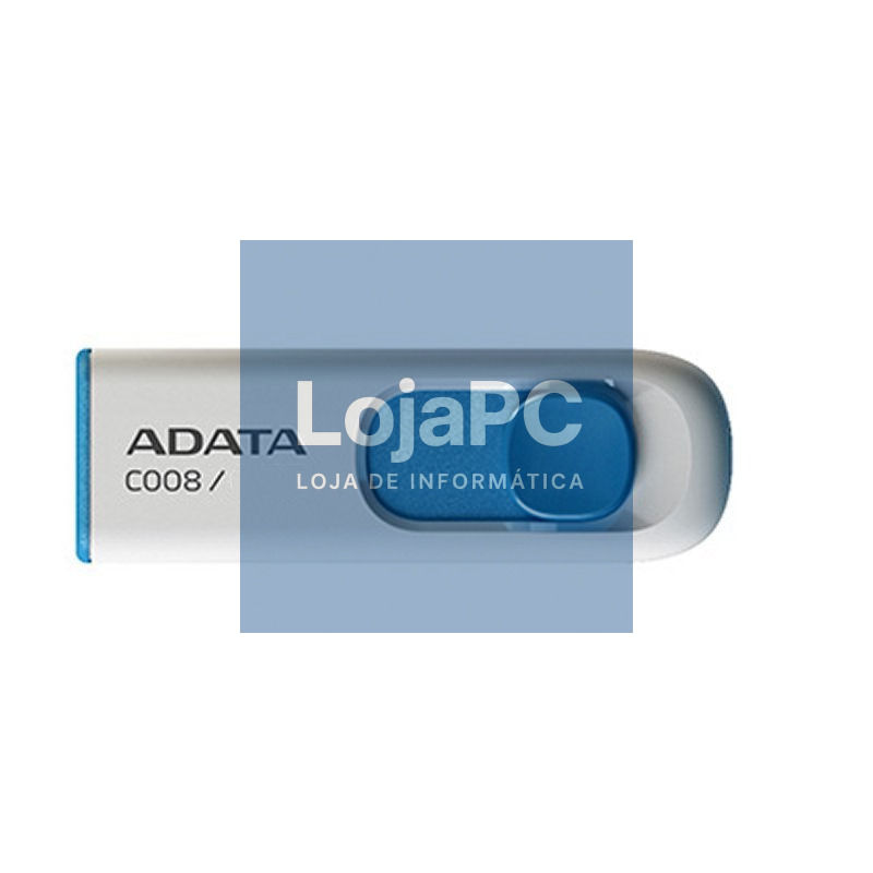 ADATA Lapiz Usb C008 32GB USB 2.0 Blanco/Azul — imagem 3