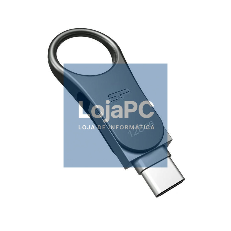 SP Lapiz USB C80 USB-C 3.2 128GB Dual Metalico